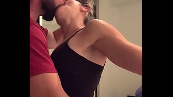 Tongue Kissing gym lady