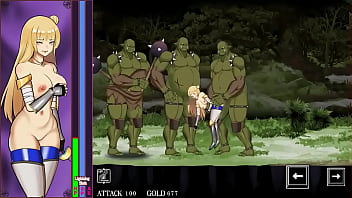 Pretty woman in sex with orcs man in Gold Chronic hentai ryona act porn game