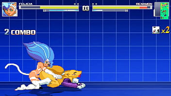 Darkstalkers Felicia fucks Renamon